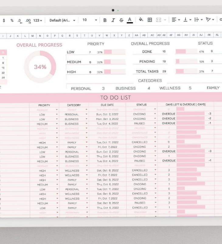 Free Google Sheets Planner & Budget Templates for Easy Organization — 💎 🖌️ stay inspired all year long