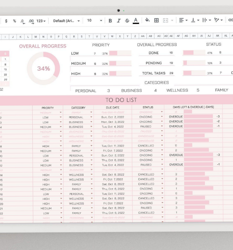 Free Google Sheets Planner & Budget Templates 2024 — 🎨 💎 stay inspired all year long