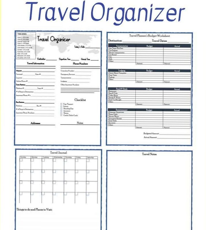 🖌️ 🌈 Free Printable Travel Planner for Digital Design & Creative Projects | secret to staying productive