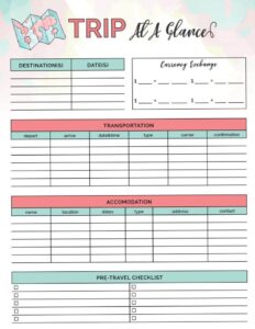 Free Printable Travel Planner for an Unforgettable California Vacation — 🖇️ 📁 stay inspired all year long