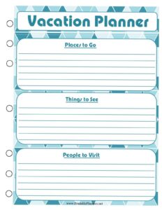 Free Vacation Planner Template for Digital Design & Creative Projects — 🥂 🌸 stay inspired all year long