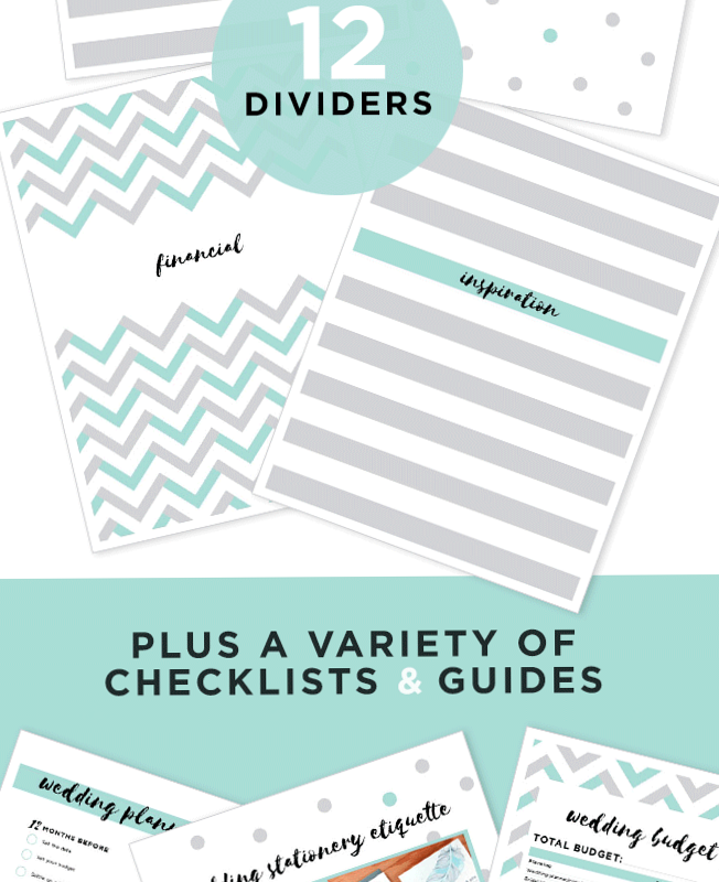 🖌️ 🖌️ Free Wedding Planning Binder Printables Download | secret to staying productive