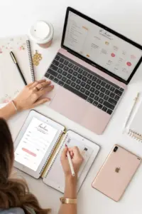 ✨ 🕯️ game-changing digital system: Aesthetic MacBook & iPad Setup with Notion Goal Dashboard