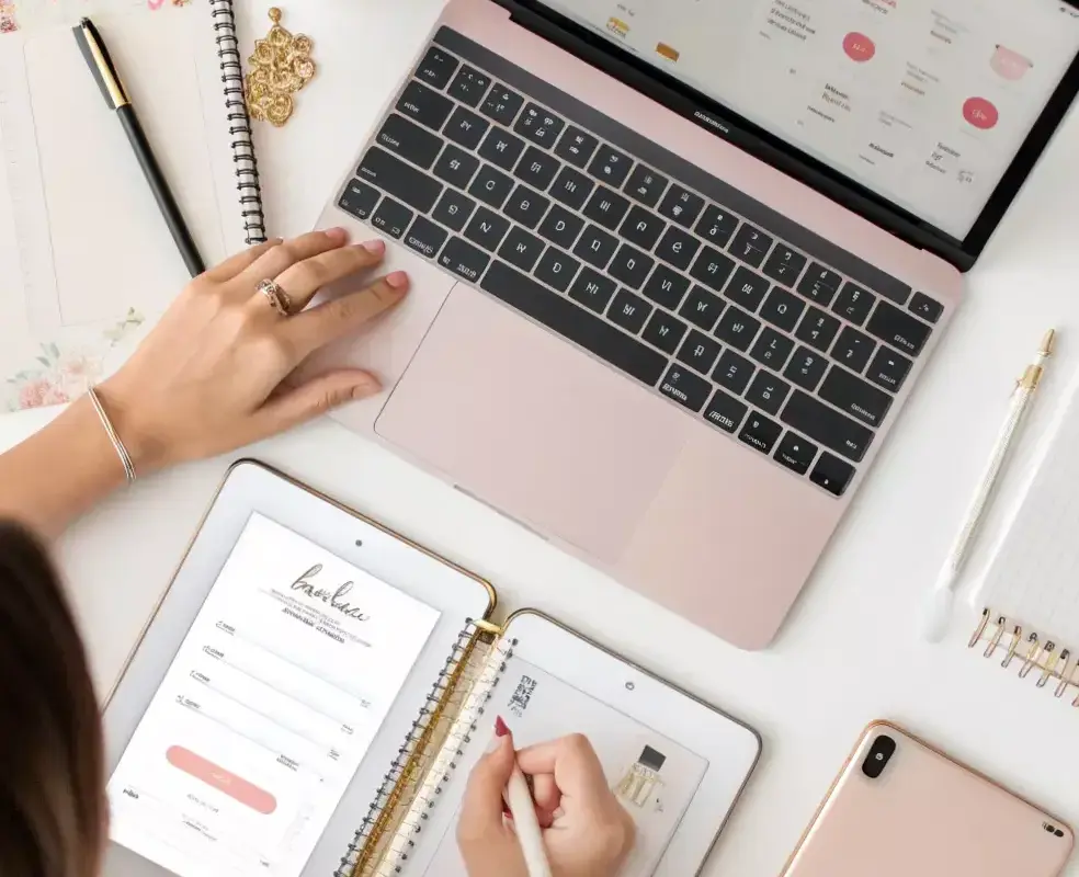 ✨ 🕯️ game-changing digital system: Aesthetic MacBook & iPad Setup with Notion Goal Dashboard