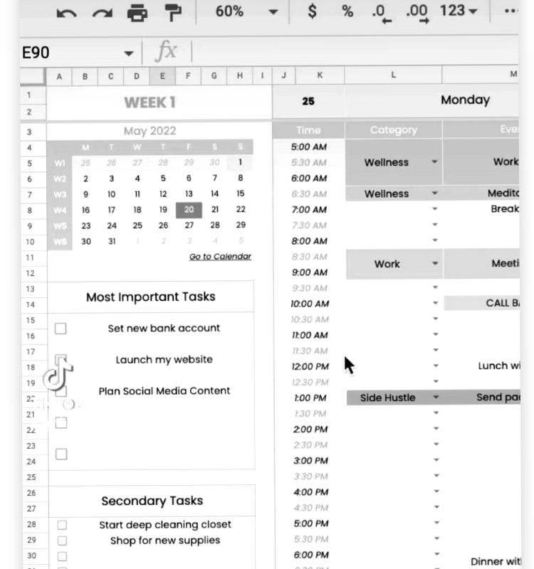 🎀 🤍 game-changing digital system: Master Your Week: Google Sheets Planner & Personal Budget Spreadsheet