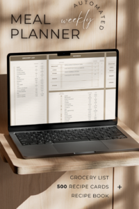 🌈 🌈 game-changing digital system: Weekly Meal Planner & Grocery List | Google Sheets Recipe Book