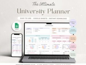 Google Sheets Calendar Templates for Digital Design & Planners — 🖌️ 🌈 secret to staying productive