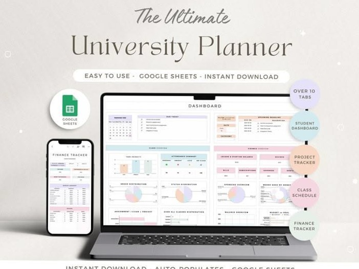 Google Sheets Calendar Templates for Digital Design & Planners — 🖌️ 🌈 secret to staying productive