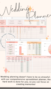Google Sheets Wedding Planner: Guest List & Budget Template — 📊 📌 secret to staying productive