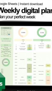 💎 🪄 Google Sheets Weekly Planner + 2026 Annual Calendar | secret to staying productive