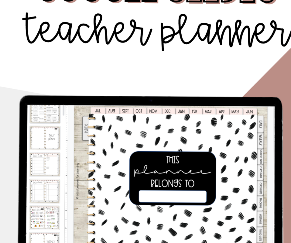 📝 📌 Google Slides Teacher Planner Design Ideas | dream life manifestation