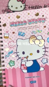 📌 📊 Hello Kitty Agenda Planner | Digital Design & Creative Assets | secret to staying productive