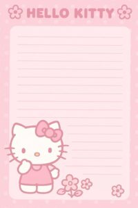 Hello Kitty Card Design for Planners & Digital Projects — ✨ 🌿 stay inspired all year long