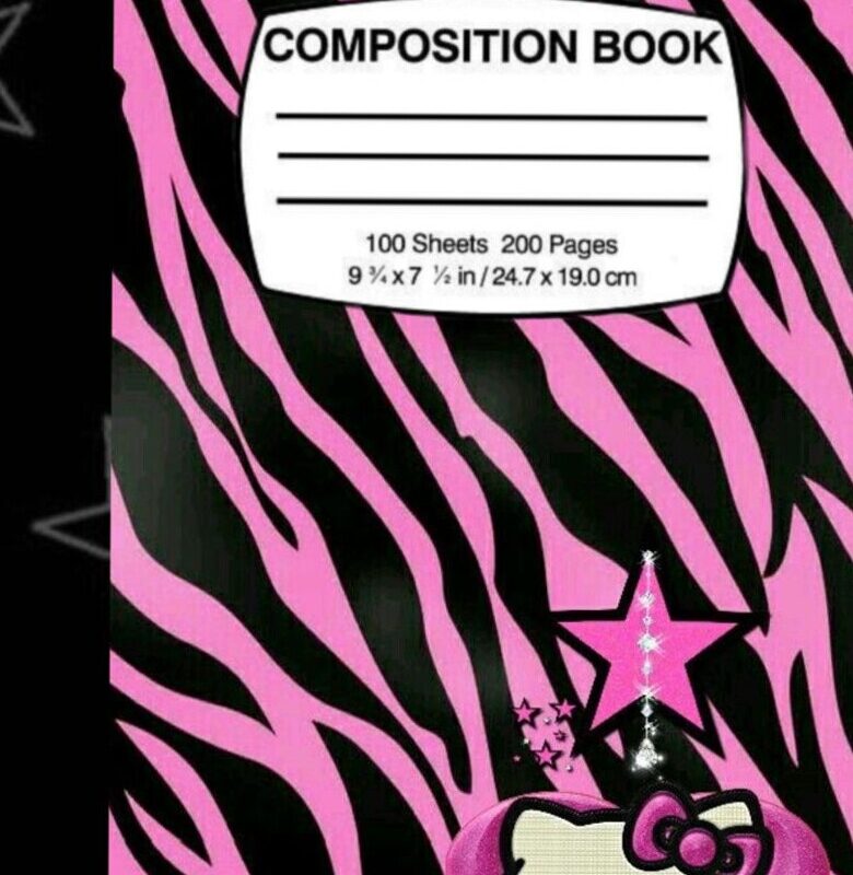 Hello Kitty Composition Notebook | Digital Design Planner — ☁️ ☁️ romanticize your routine