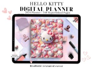 Hello Kitty Digital Planner — Creative Productivity Design — 💎 💎 secret to staying productive