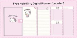 👰 👰 Hello Kitty Digital Planner for GoodNotes | Adorable Layouts & Creative Organization Tools | stay inspired all year long