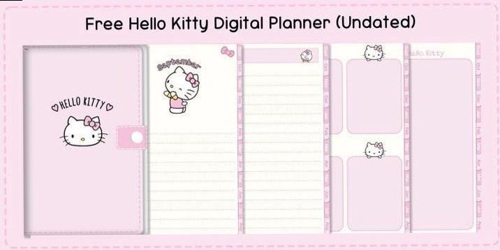 👰 👰 Hello Kitty Digital Planner for GoodNotes | Adorable Layouts & Creative Organization Tools | stay inspired all year long