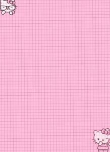 🤍 🤍 Hello Kitty Graph Paper for Creative Note-Taking | romanticize your routine