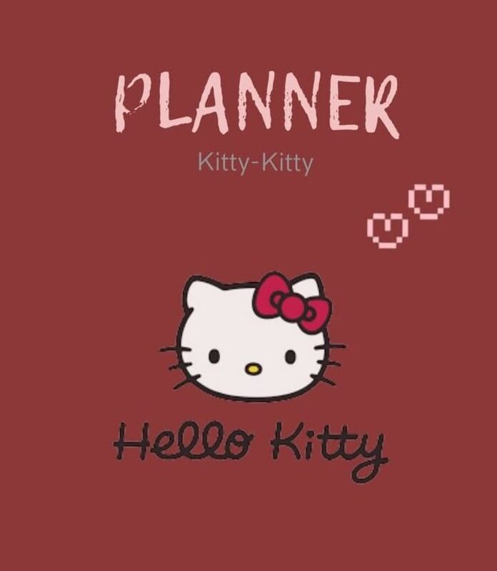 Hello Kitty Meal Planner | Sanrio Printable Design — 📁 📁 romanticize your routine