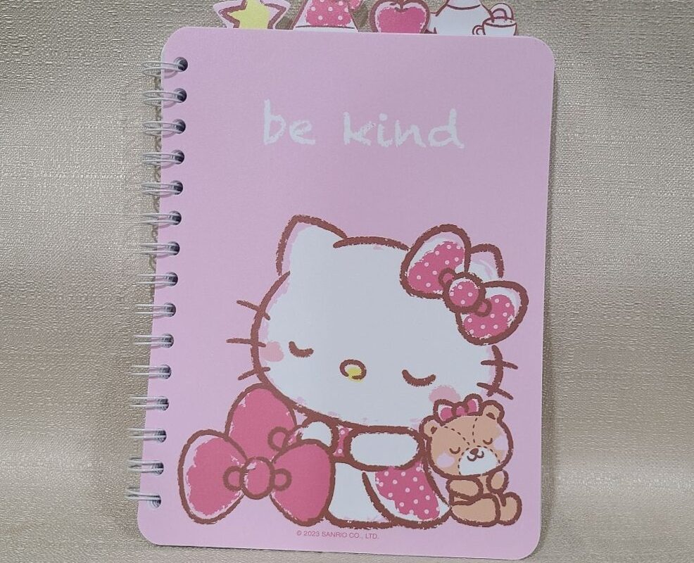 💎 🌈 Hello Kitty Pink Tab Journal | Office Planner | Sanrio | Size OS | stay inspired all year long