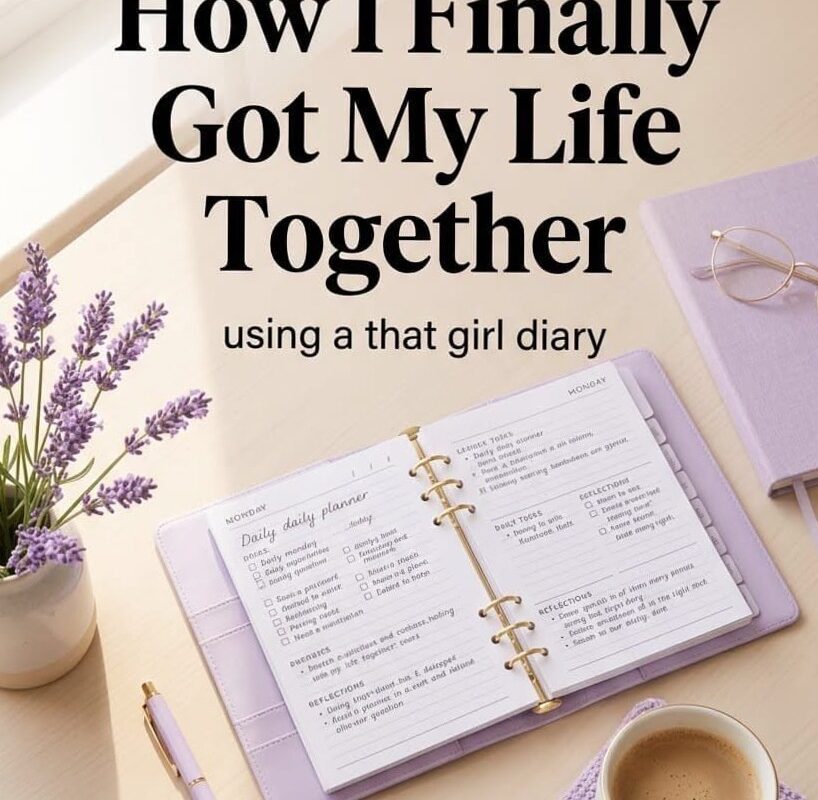 How I Finally Got My Life Together (Lavender Diary Routine) — 👰 💍 romanticize your routine