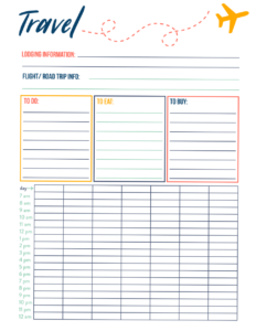 How to Use a Travel Planner (Free Printable) — 📅 📅 secret to staying productive