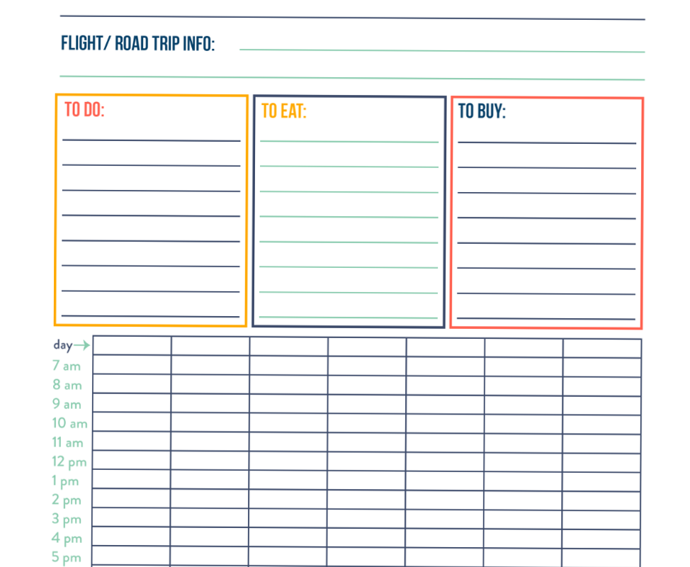 How to Use a Travel Planner (Free Printable) — 📅 📅 secret to staying productive