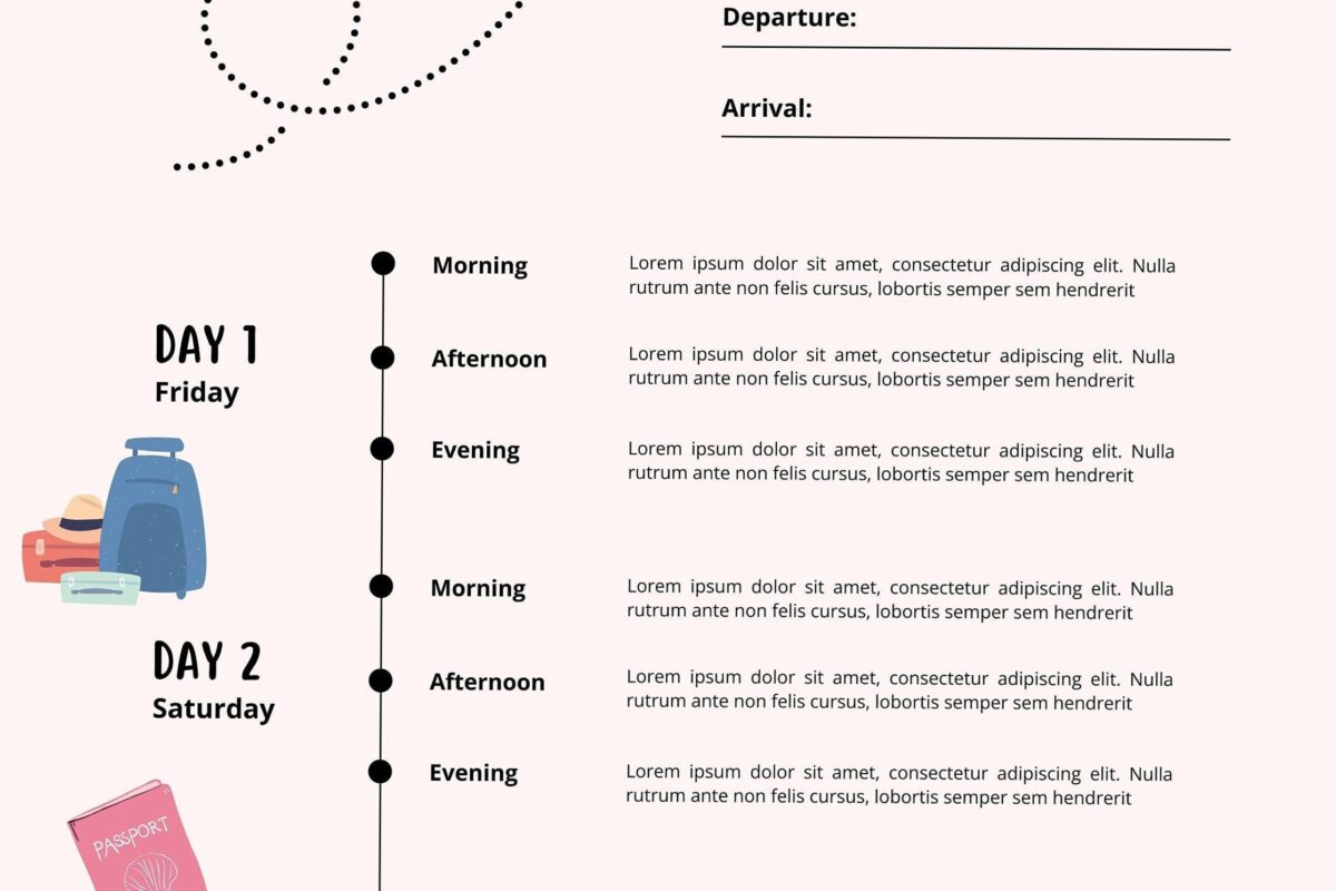 Itinéraire Week-End — Planificateur de Voyage personnalisable 📄✨ — 📌 📌 secret to staying productive