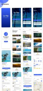 LeTrip Planning Travel UI KIT: Connect and Share Your Journey — ✨ 🌿 dream life manifestation