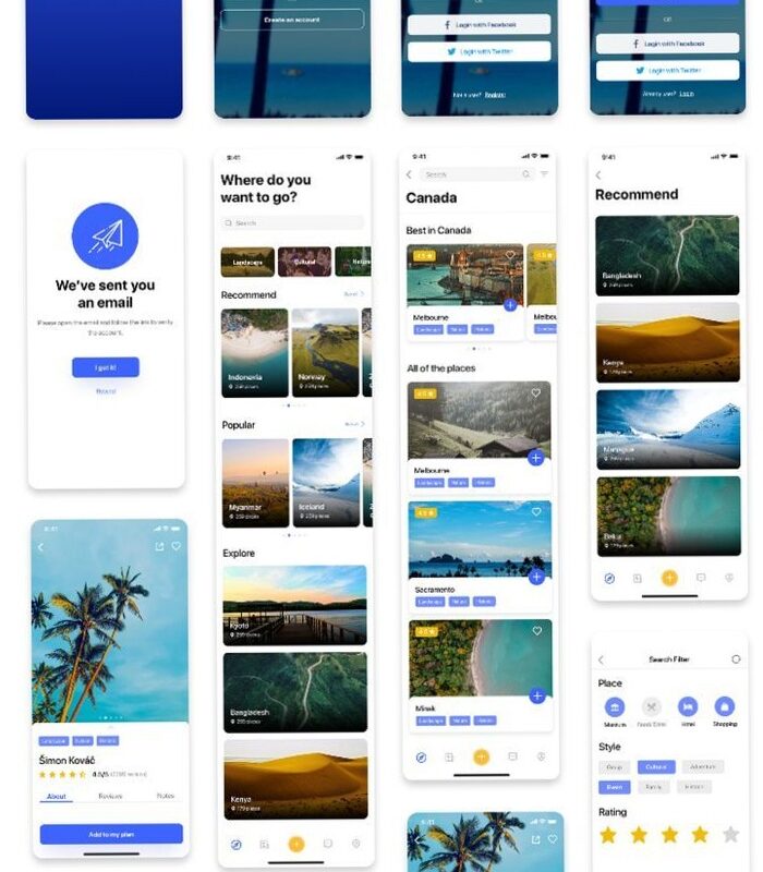 LeTrip Planning Travel UI KIT: Connect and Share Your Journey — ✨ 🌿 dream life manifestation