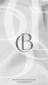 Luxury Wedding Monogram Digital Design for Planners — 🖇️ 📁 secret to staying productive