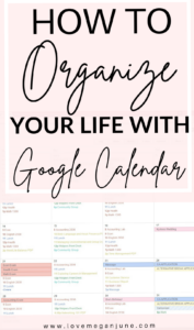📁 🖇️ Master Time Management with Google Calendar Organization Tips | stay inspired all year long