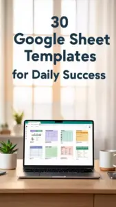 📁 📁 Master Your Day with Google Sheet Templates | romanticize your routine