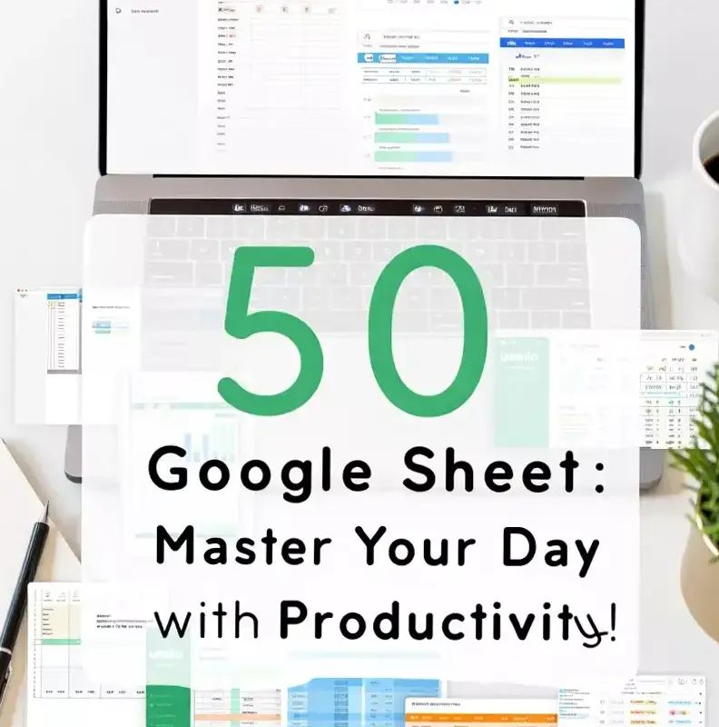 👰 🥂 Master Your Day with Google Sheet Templates | romanticize your routine