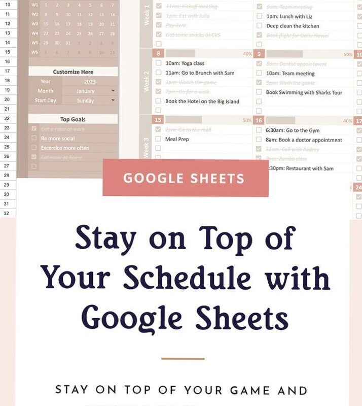 Master Your Month: Free Monthly Spreadsheet Template — 📁 📁 only tool for life admin