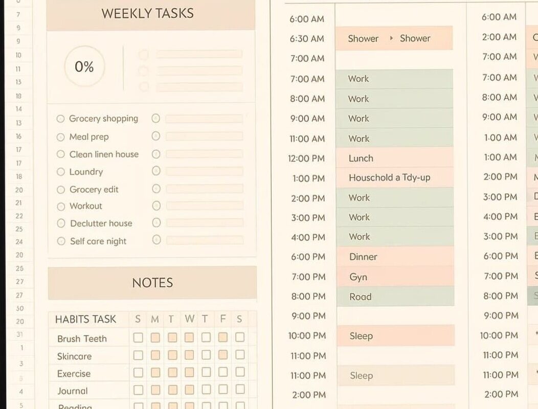Master Your Week with Our Weekly Planner Template — 📊 📌 secret to staying productive