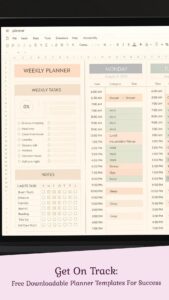 Master Your Week with Our Weekly Planner Template — 📊 📌 secret to staying productive