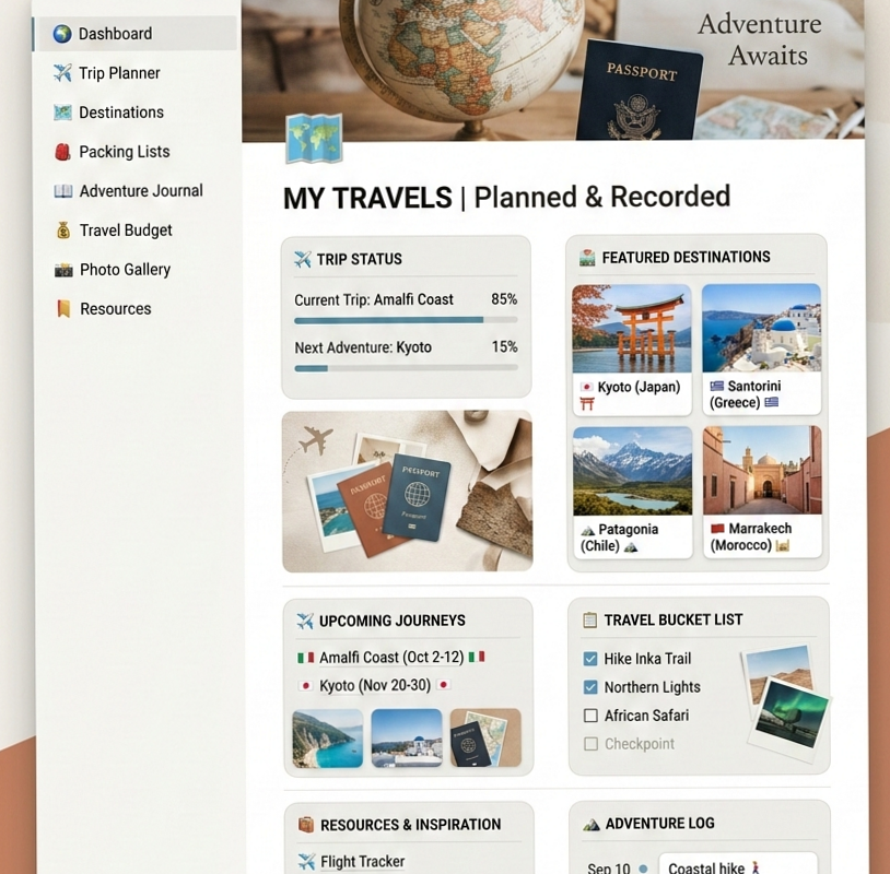 Minimal Life Organization Template | Notion Planner & Tasks — 📝 📅 game-changing digital system