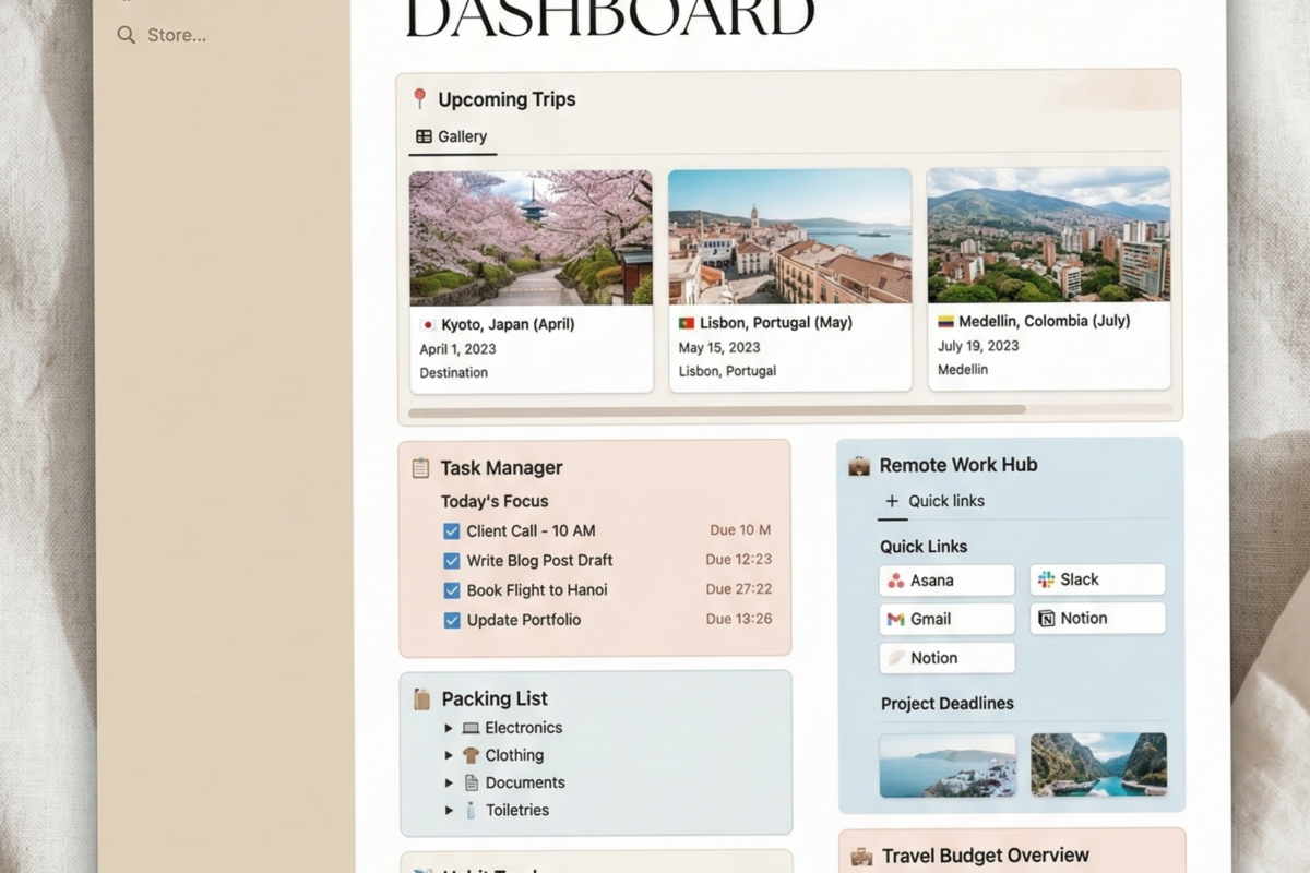 Minimal Notion Planner | Organize Goals & Tasks Effortlessly — 🖌️ 🪄 game-changing digital system