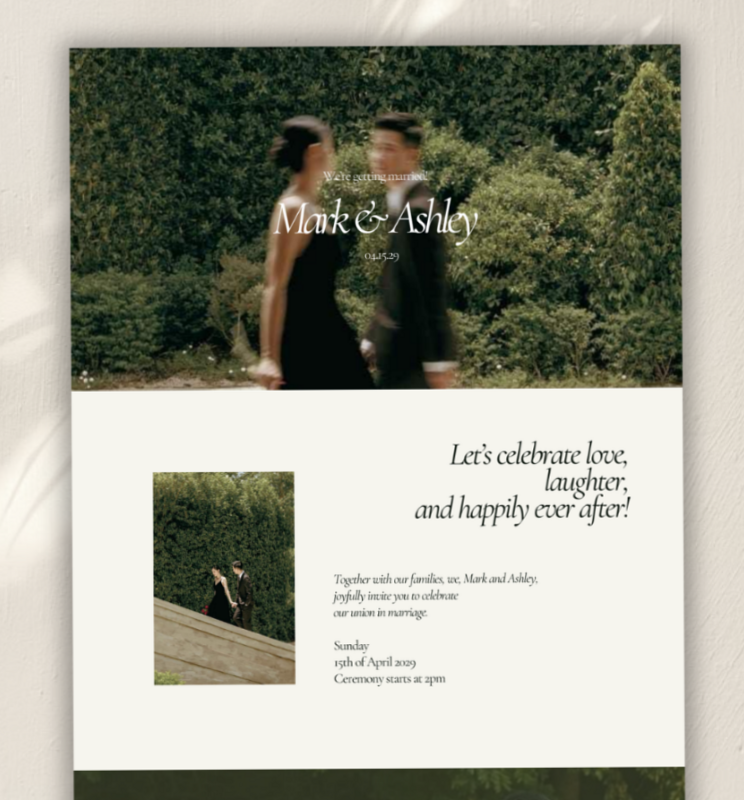 Minimalist Canva Wedding Template | Online RSVP Design — 💌 👰 secret to staying productive