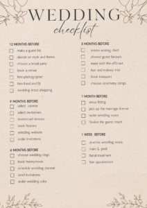 🌈 🪄 Minimalist Wedding Planner Template | Digital Design | romanticize your routine