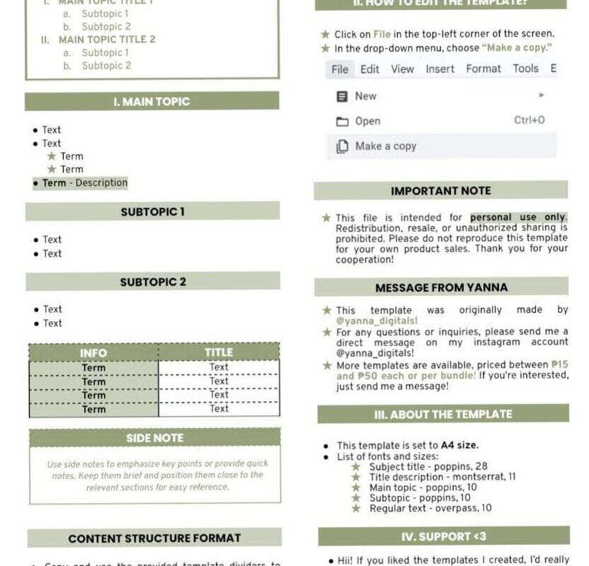 🎨 🎨 Mofusand Google Docs Transes Template #mofusands #study | romanticize your routine