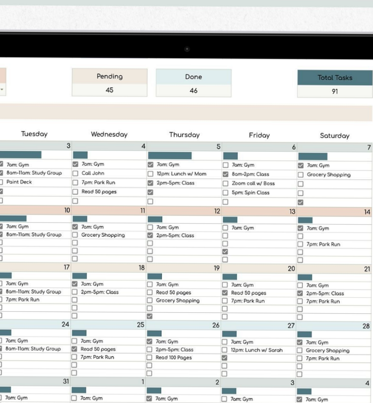 Monthly Budget Targets — Google Sheets Planner for Productivity & Financial Success — 📊 🖇️ dream life manifestation