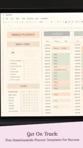 Monthly Planner Template for Ultimate Organization — 🥂 👰 dream life manifestation