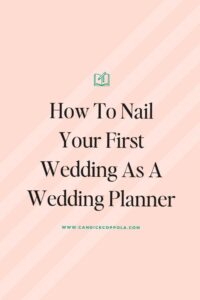 Nailing Your First Wedding As A Wedding Planner — 📊 🖇️ stay inspired all year long