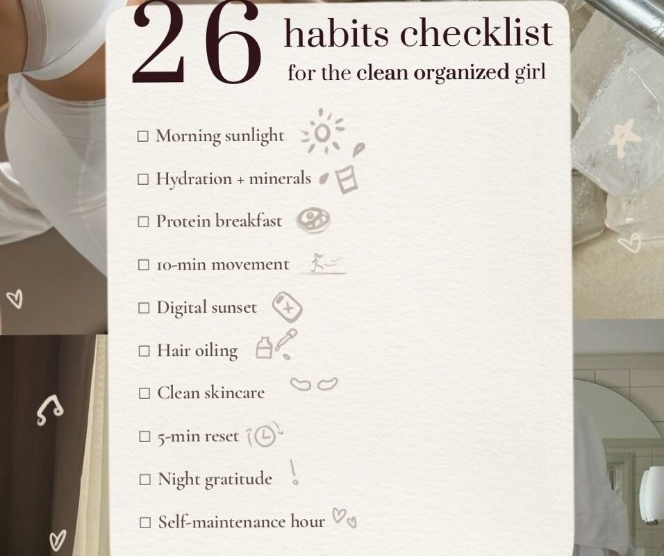 📅 📁 no-stress tracker: 2026 Glow-Up Habits Checklist for Health & Organization