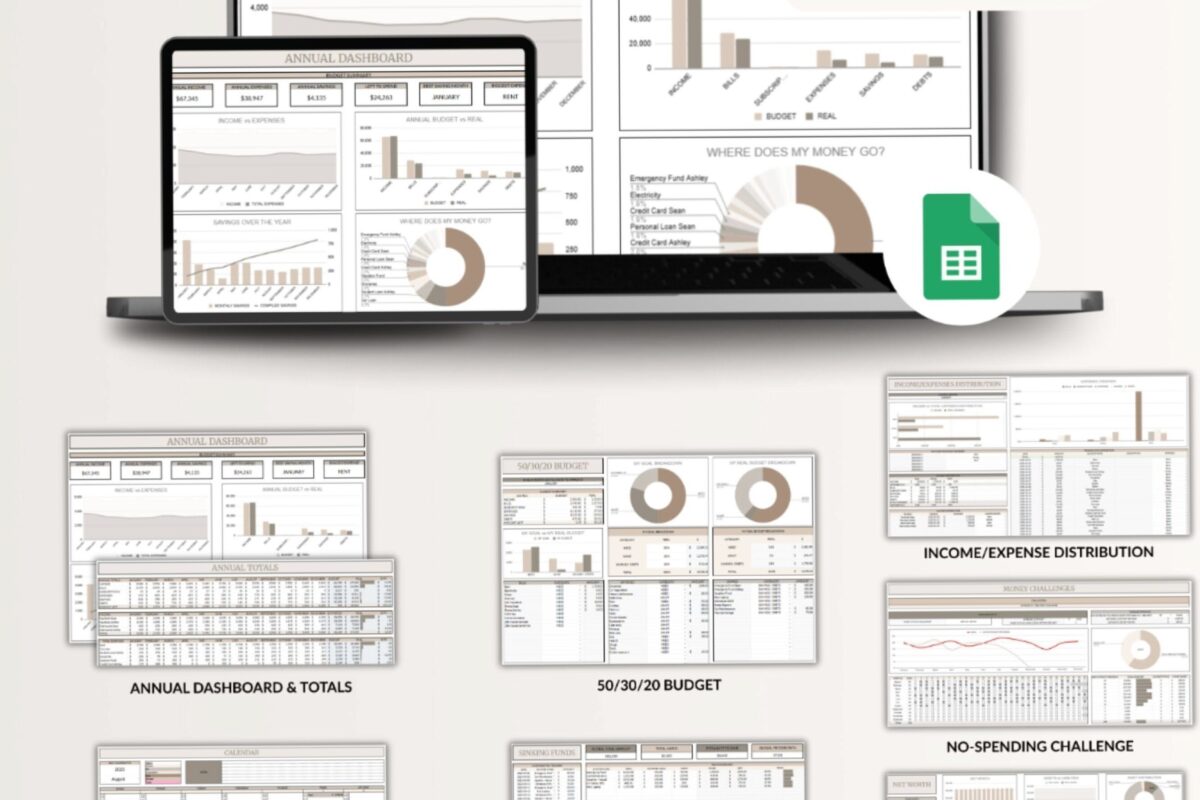 🥂 👰 no-stress tracker: Budget Tracker: Free Visual Spreadsheets & Apps for Expense Planning