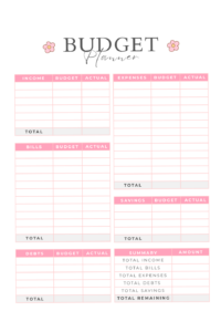💌 🥂 no-stress tracker: Digital Budget Planner PDF | Printable Expense Tracker | Budget Binder for 2025