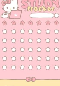 🎨 🖌️ no-stress tracker: Hello Kitty Study Tracker by @simplymisha — seamless organization hack
