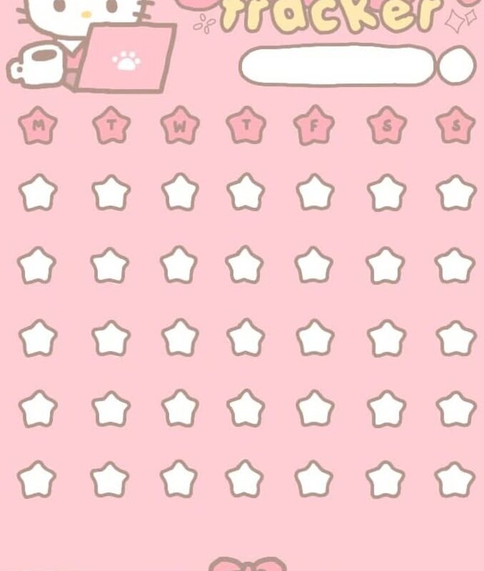 🎨 🖌️ no-stress tracker: Hello Kitty Study Tracker by @simplymisha — seamless organization hack